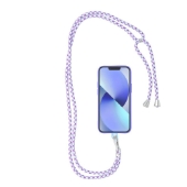 Picture of Universaler Anhänger für Ihr Smartphone mit einstellbarer Länge in Weiß-Lila